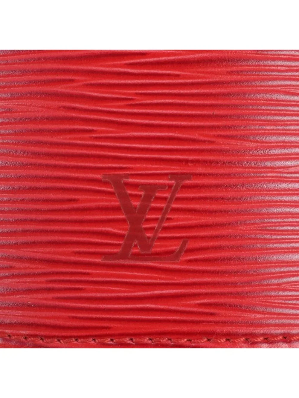 Louis Vuitton Epi Cannes Castilian Red Leather Handbag Vanity